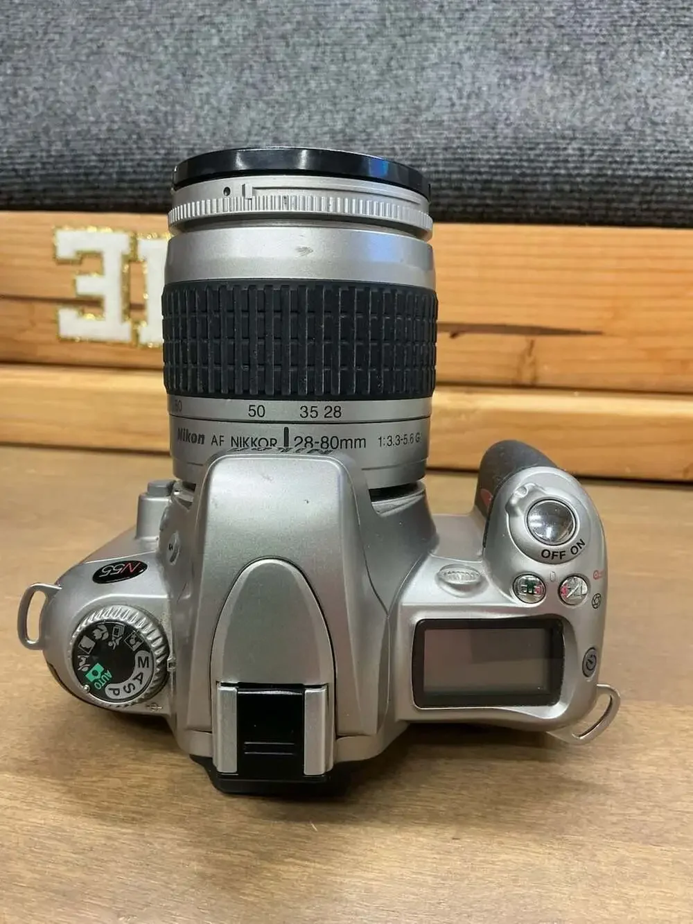 Nikon N55 35mm SLR Film Camera with AF Nikkor 28-80mm f/3.3-5.6G Lens